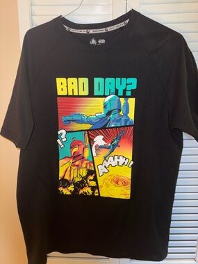 Star Wars Black Short-Sleeve 'Bad Day?' Graphic Tee